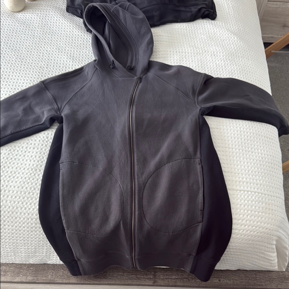 Lululemon black tunic zip up-Up Hoodie